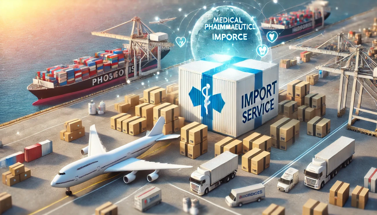 Import of pharmaceuticals and medical supplies
